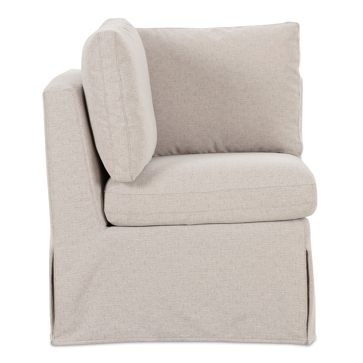 Fable - Slipcover Dining Corner Chair - Beige