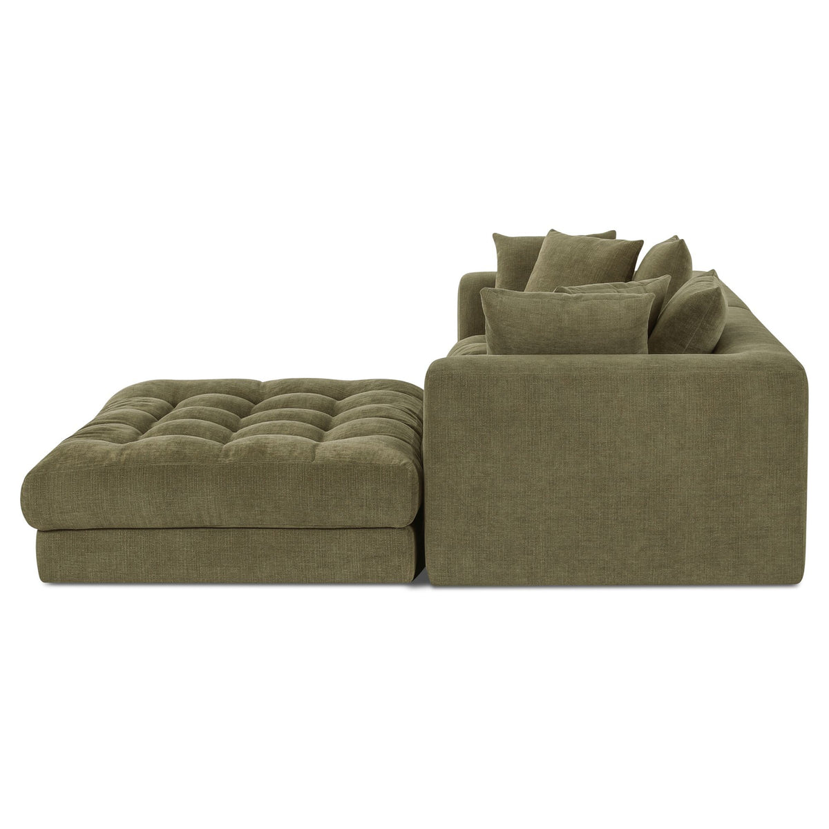 Davie - Nook Modular Sectional - Olive