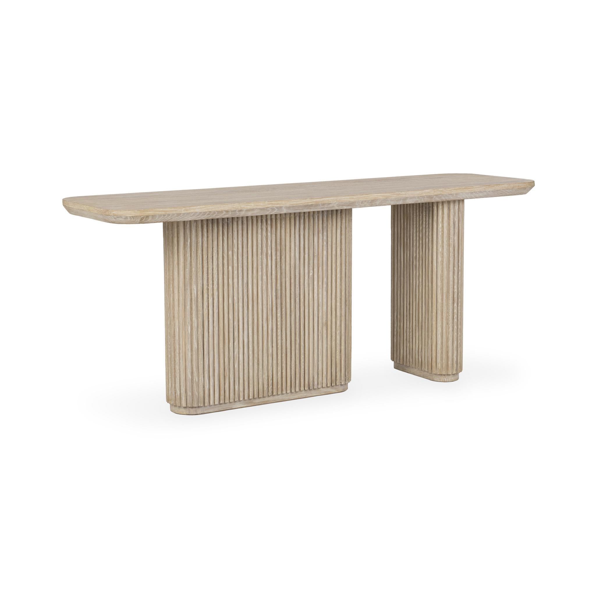 Vander - Solid Wood Rectangle Console Table