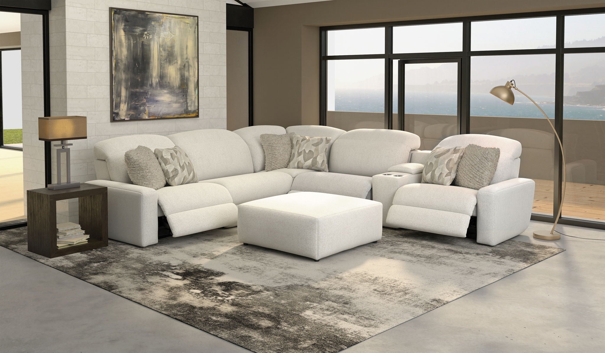 Terrence - Castered Cocktail Ottoman