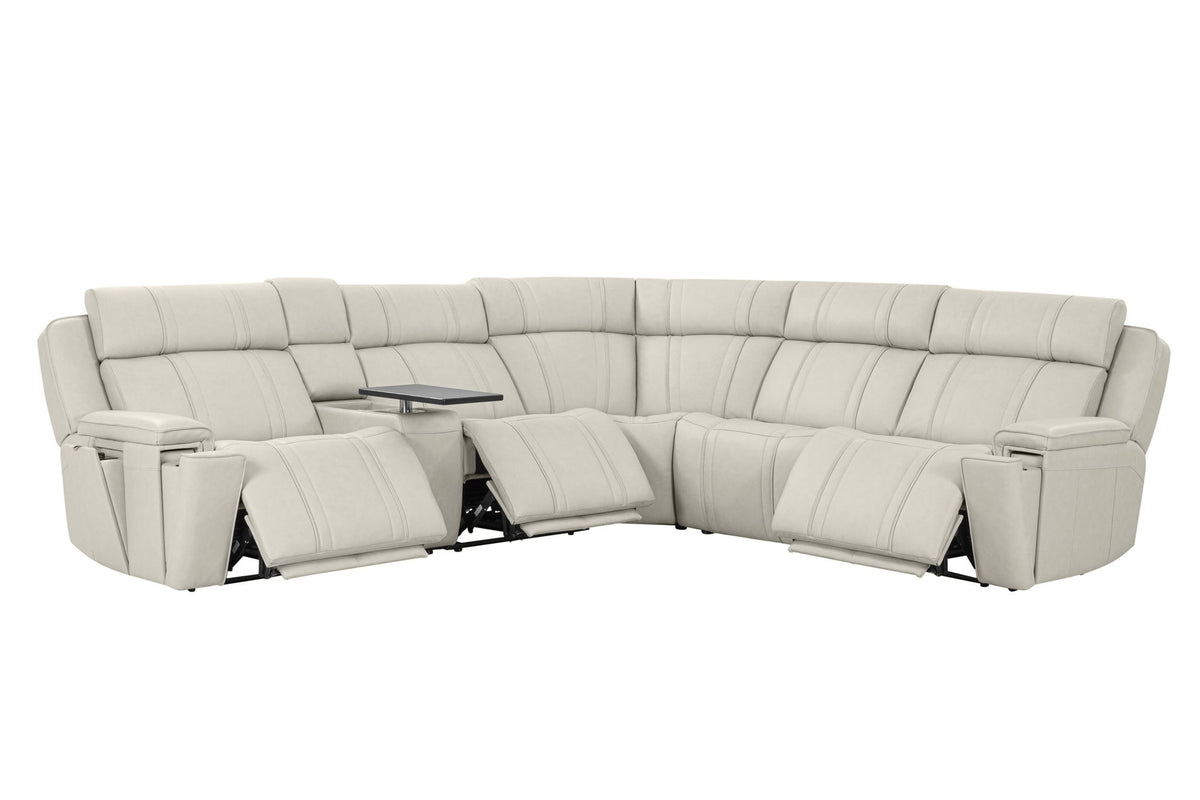 Sausalito - 6 Piece Modular Zero Gravity Power Reclining Sectional With Power Adjustable Headrests