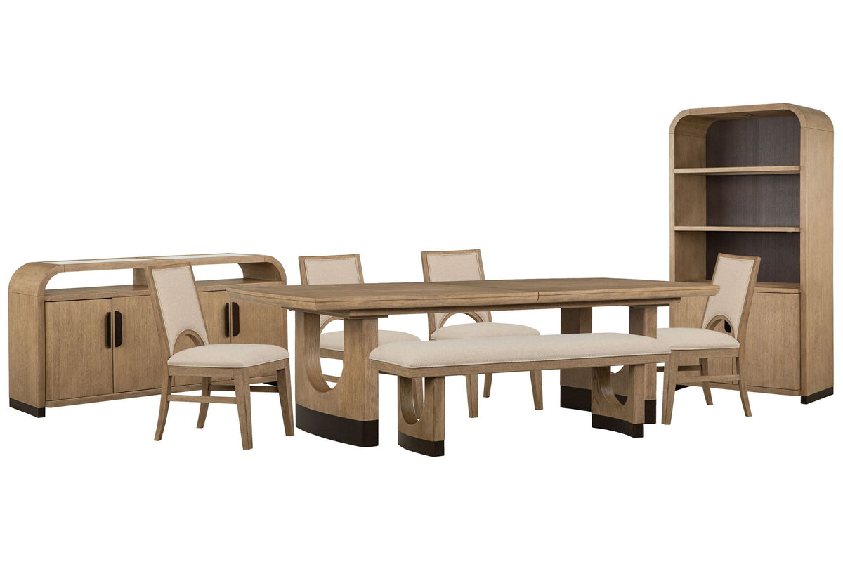Tristan - Extendable Trestle Dining Table Set