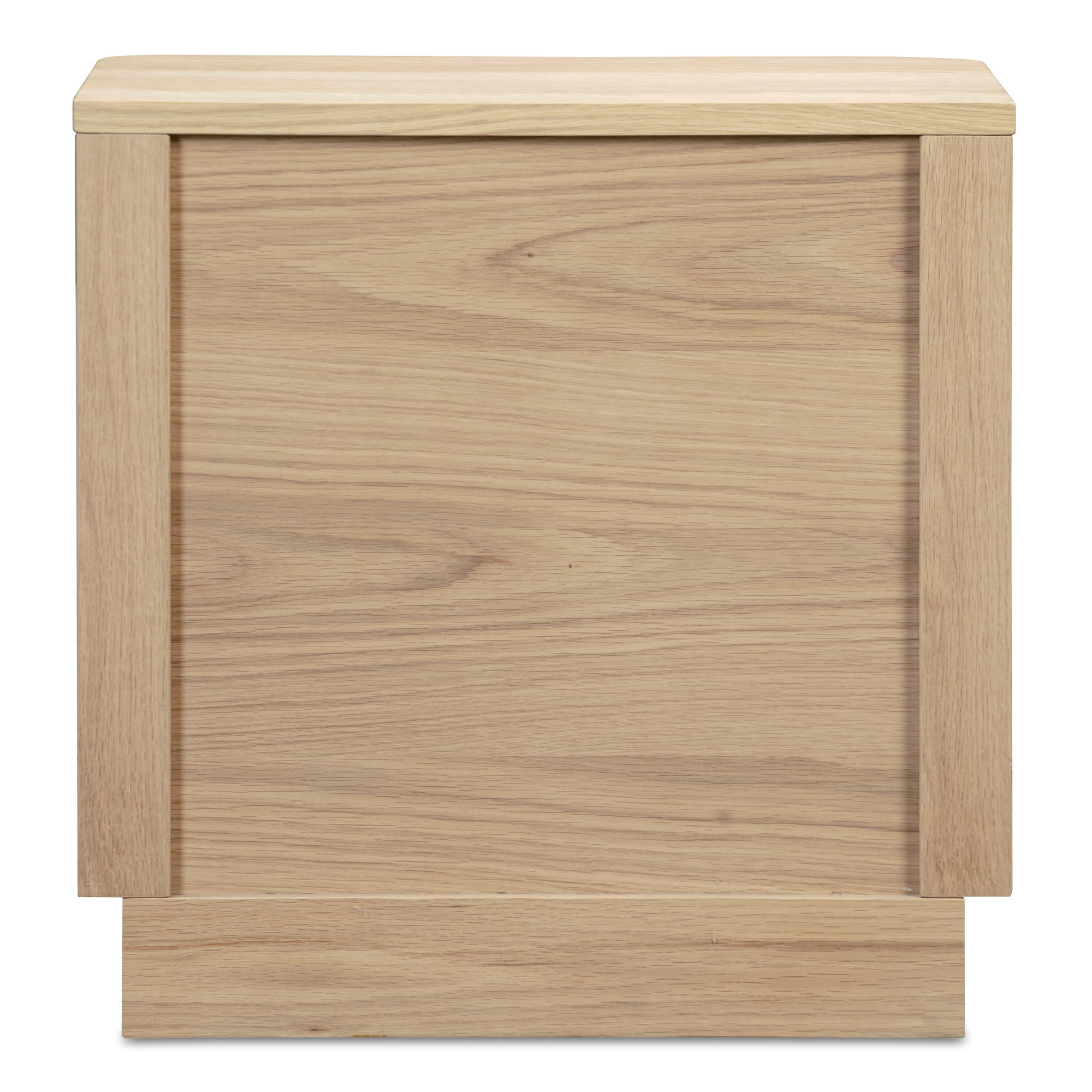 Round Off - Tall Nightstand - Light Brown