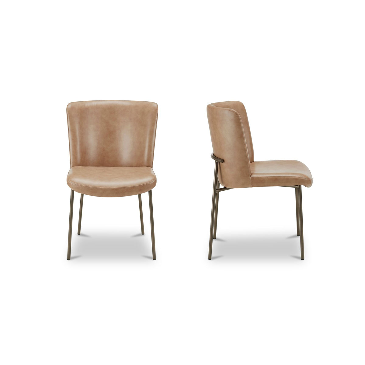 Early - Dining Chair Leather (Set of 2) - Tan