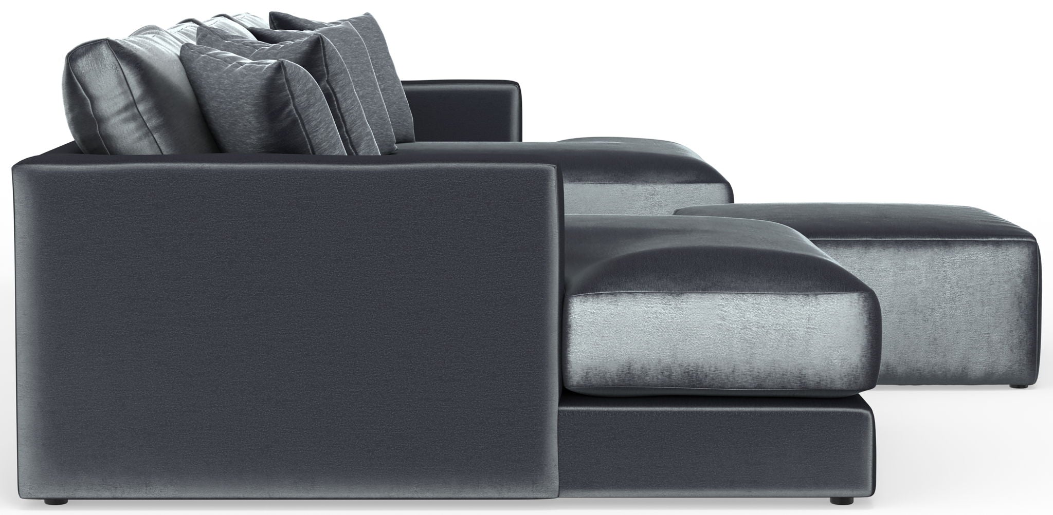 Remington - Modular Sofa And Cocktail Ottoman - Slate