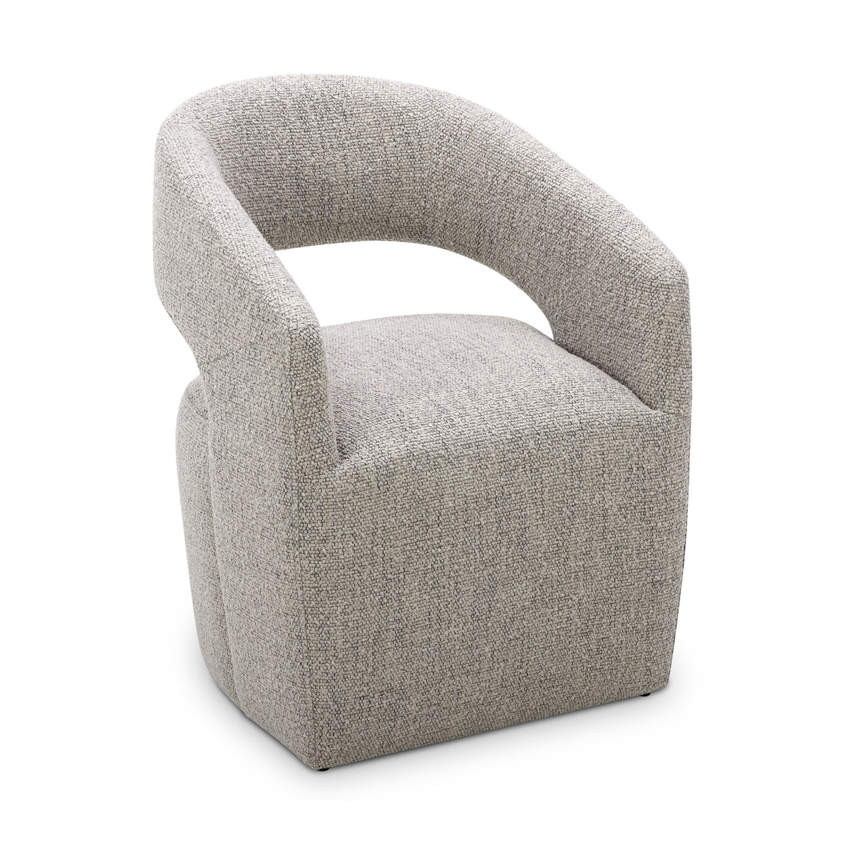 Barrow - Rolling Dining Chair - Gray Storm