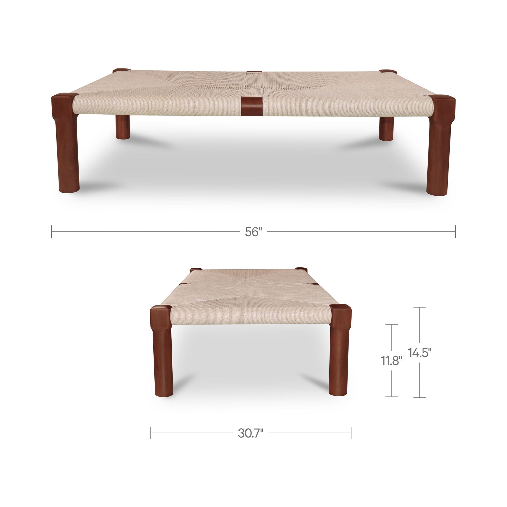 Kaia - Outdoor Coffee Table - Dark Brown