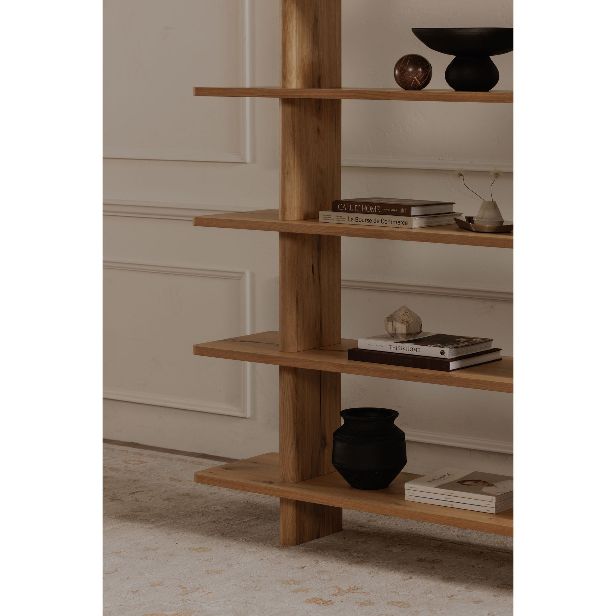 Casey - Large Standard Bookcase - Light Brown