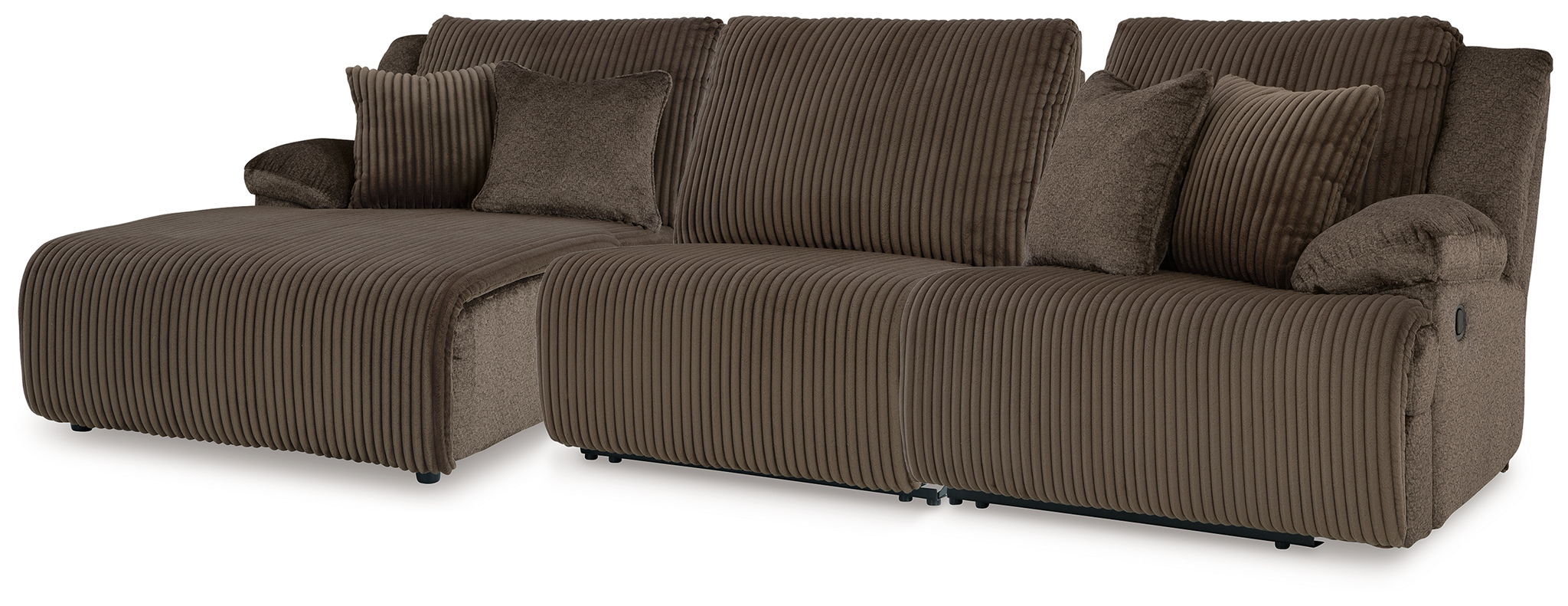 Top Tier - 3 Piece Reclining Sectional