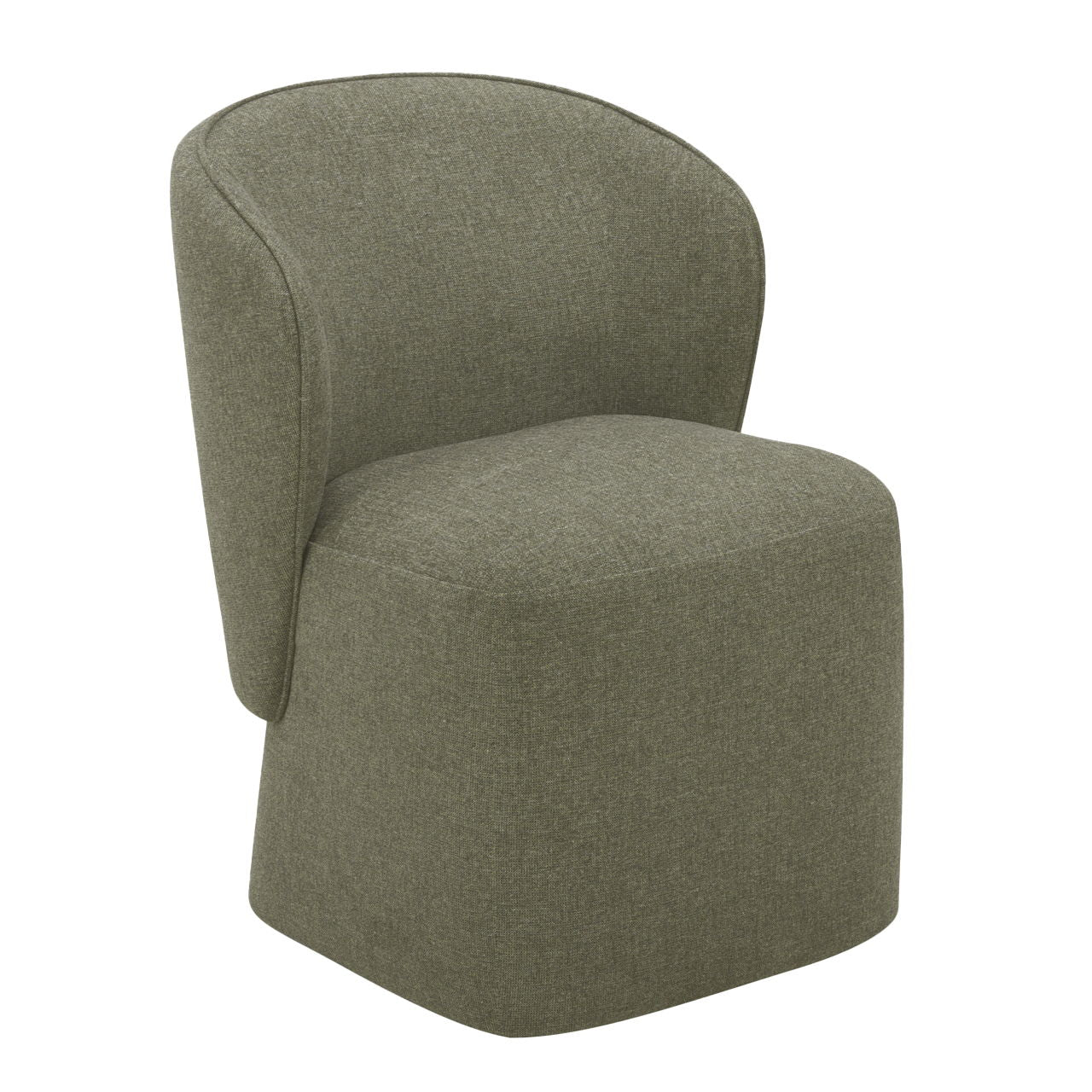 Crossings - Monaco Rectangular Dining Table With 4 Upholstered Chairs - Solid Mango / Green