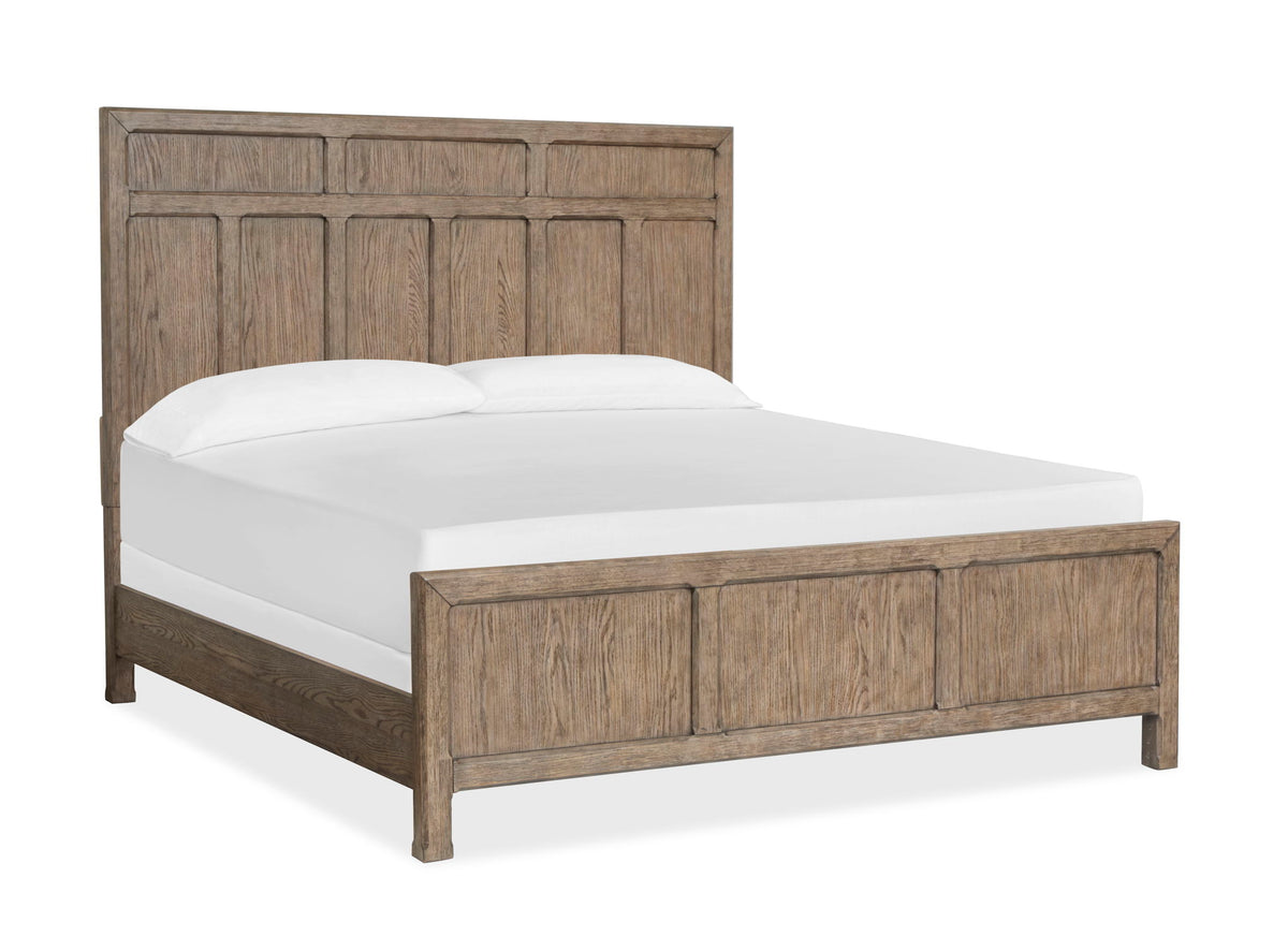 Claremont - Queen Panel Bed - Smokey Taupe