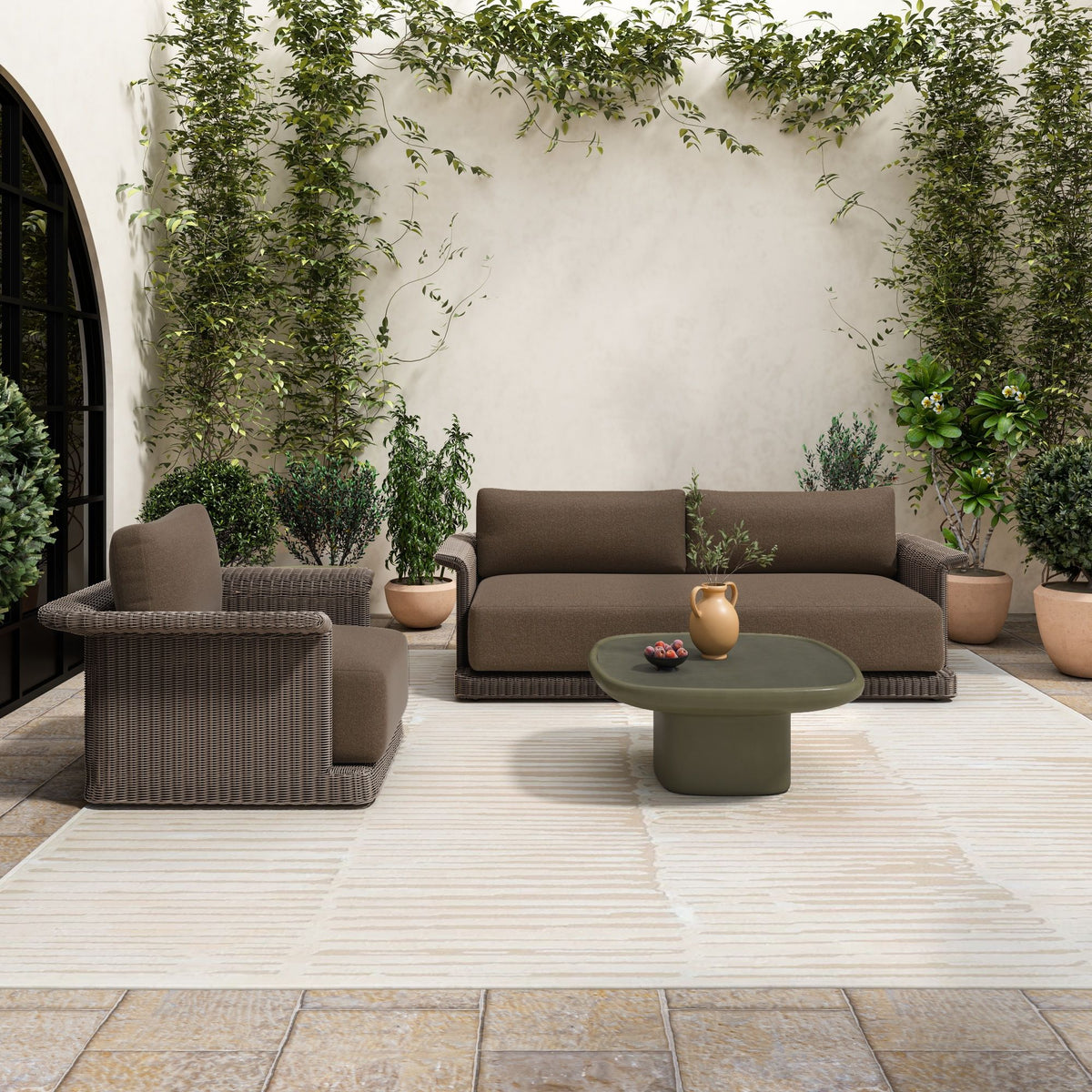 Manon - Outdoor Coffee Table - Deep Green