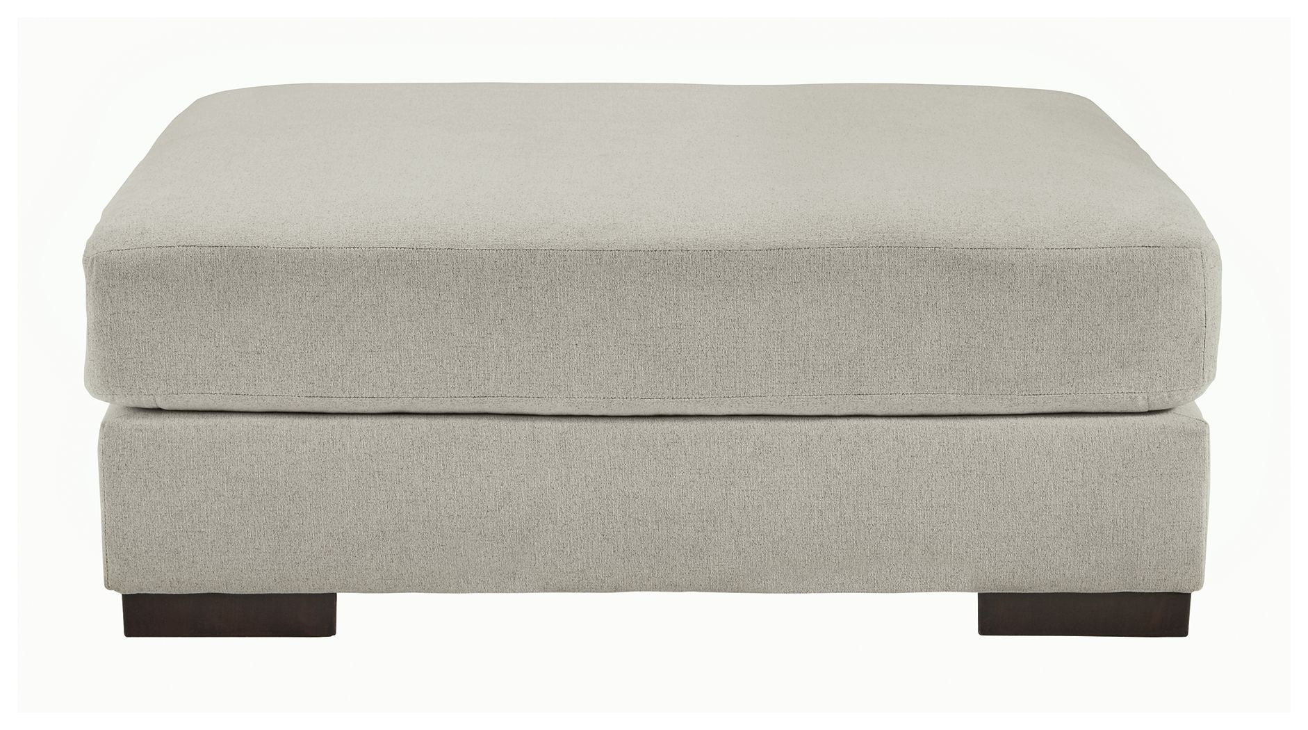 Artsie - Oversized Accent Ottoman - Ash
