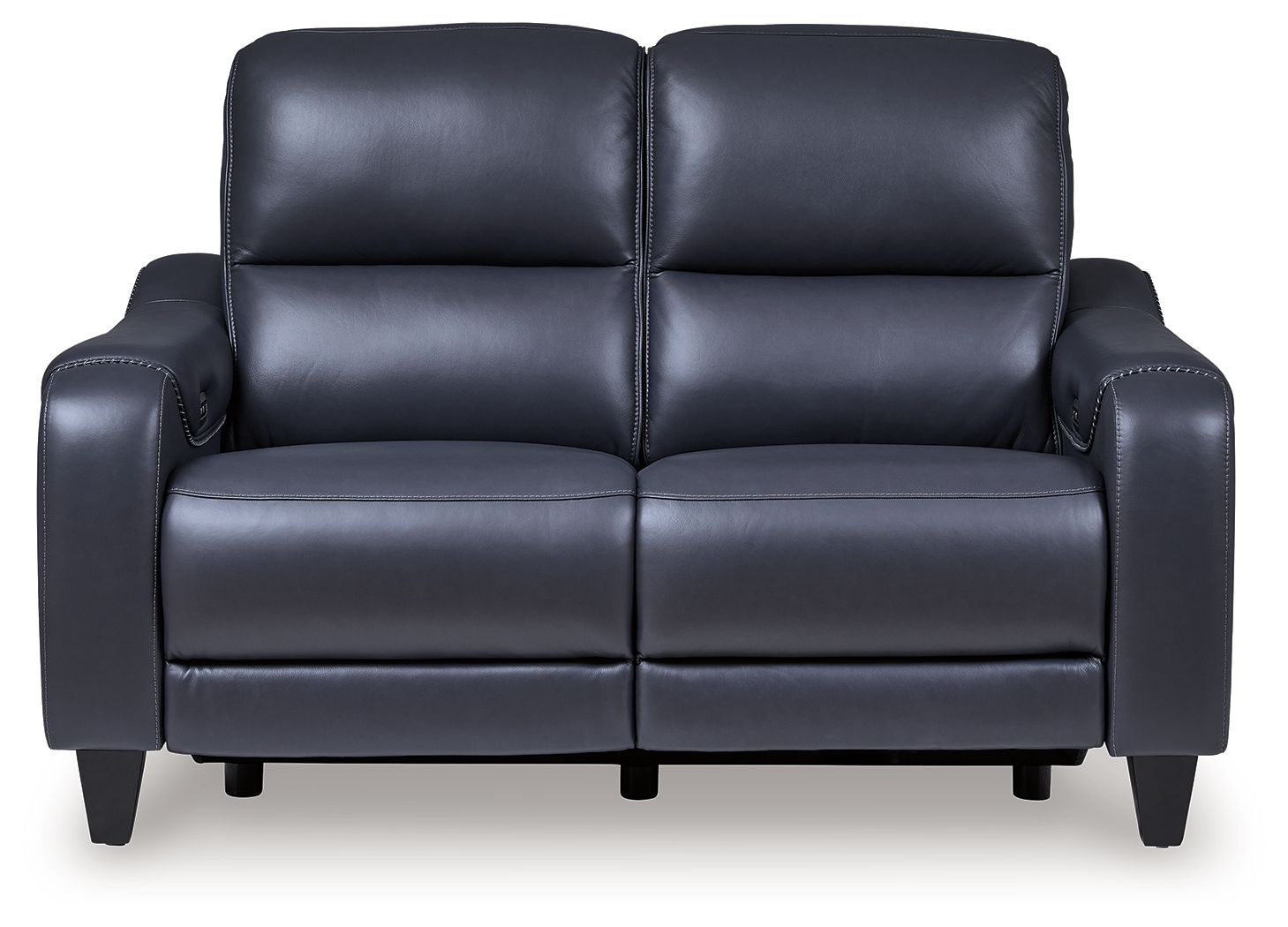 Mercomatic - Power Reclining Loveseat With Adj Headrest - Ocean