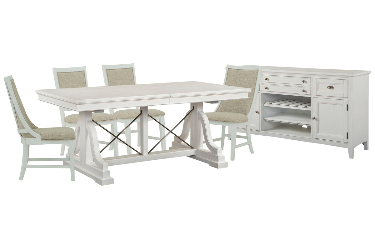 Heron Cove - Extendable Trestle Dining Table Set