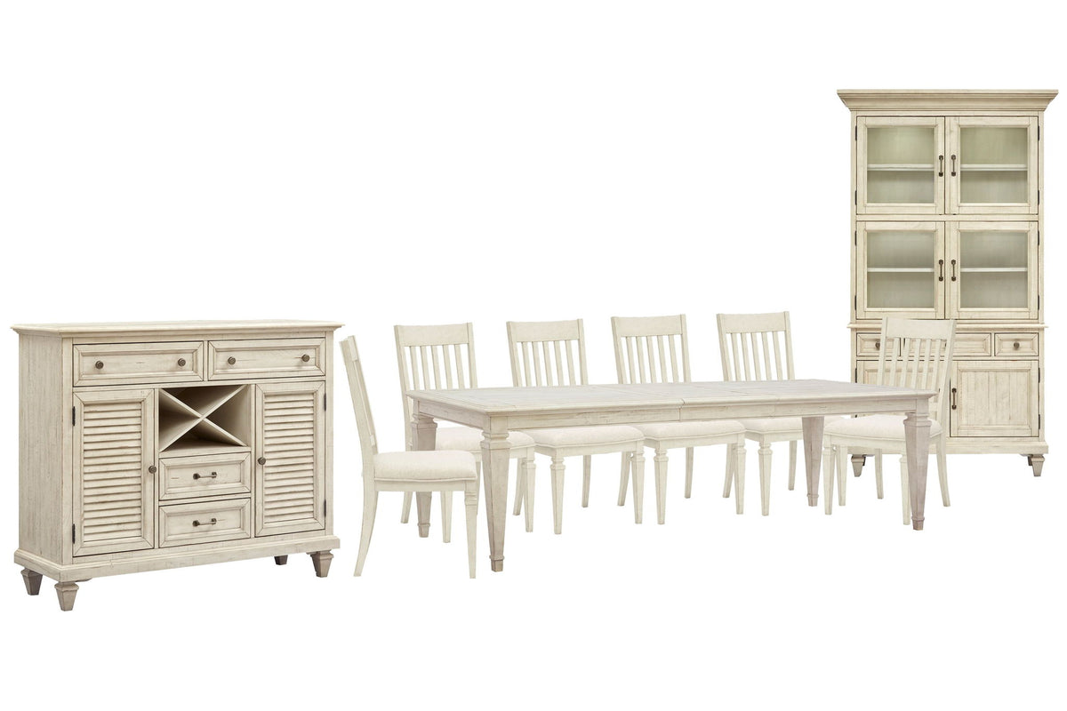 Newport - 9 Piece Extendable Rectangular Dining Table Set