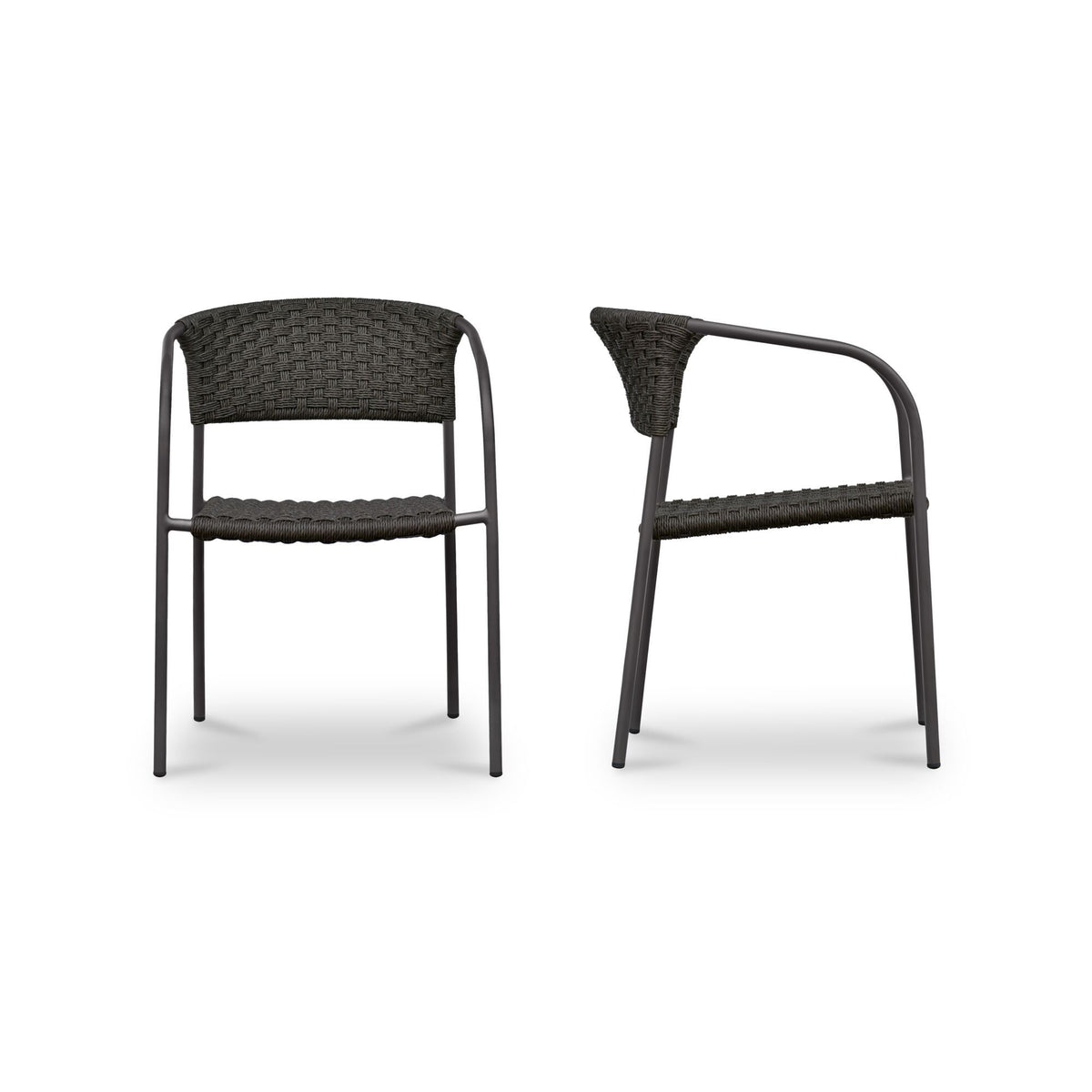 Zola - Outdoor Dining Chair (Set of 2) - Dark Brown