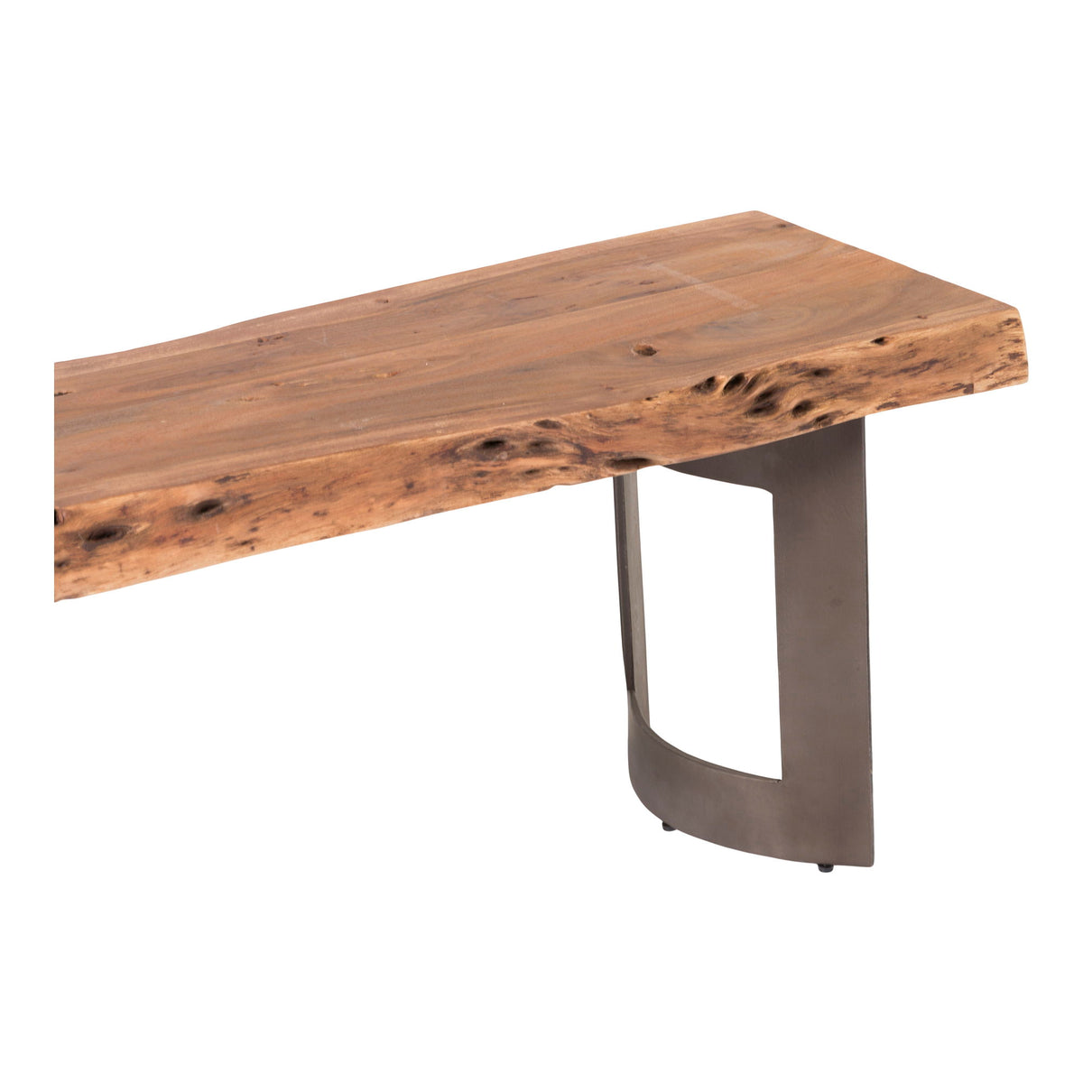 Bent - Small Bench - Natural Stain