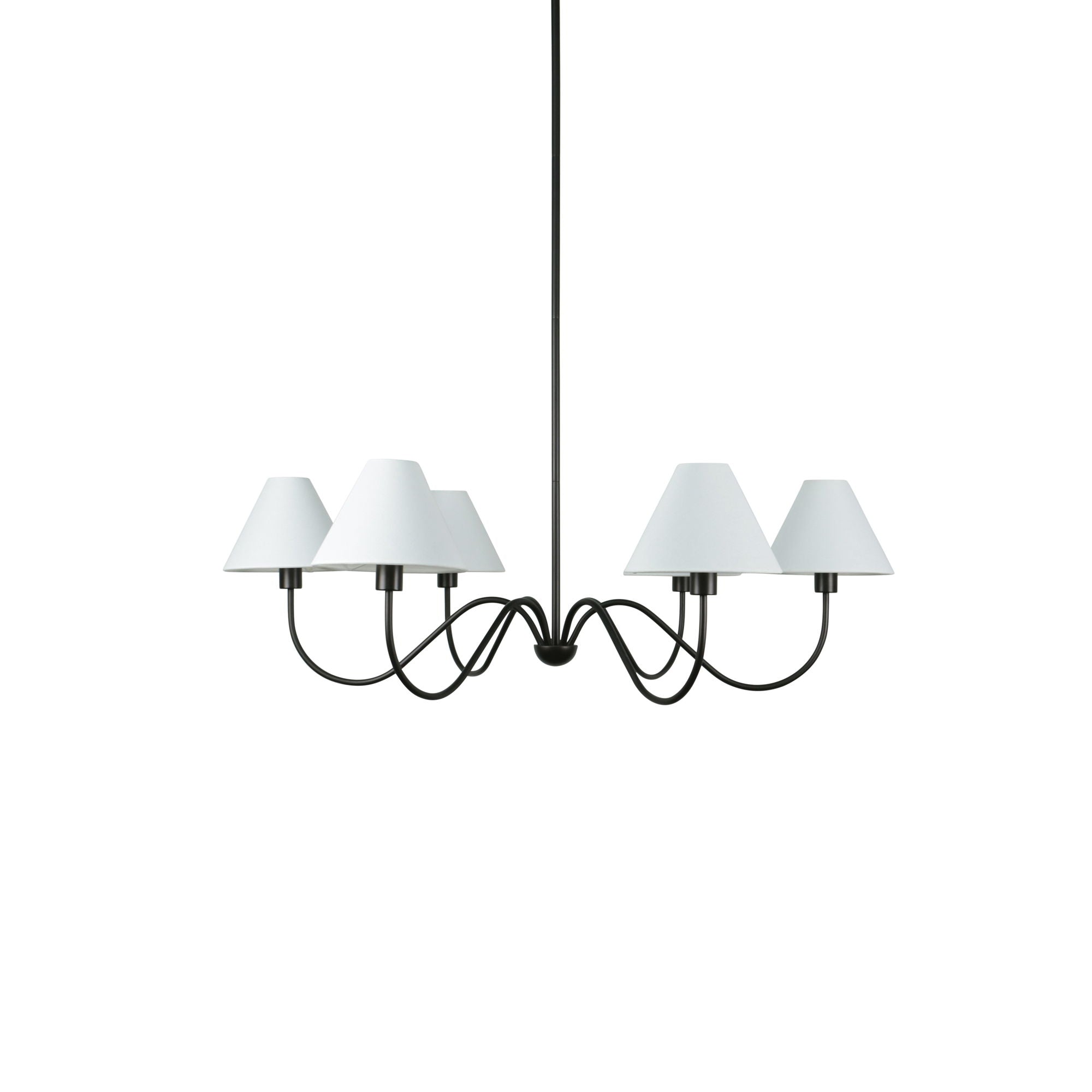 Whitney - Chandelier - Blackened Bronze