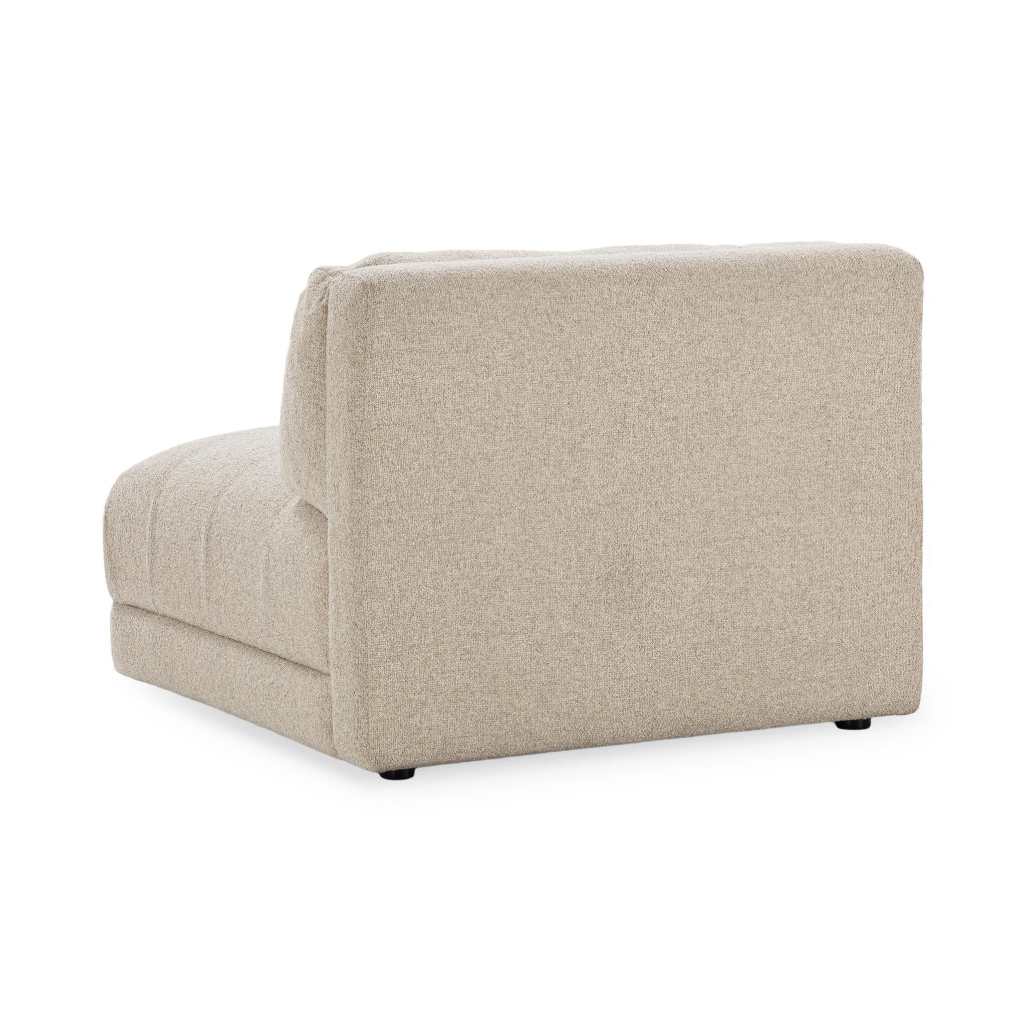 Adalynne - Upholstered Armless Chair - Buttermilk