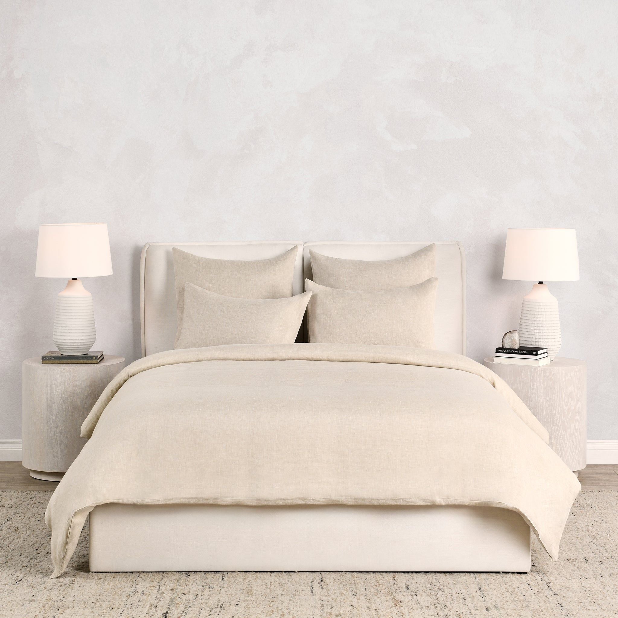 Jayson - Linen Cashmere 3 Piece Duvet Set