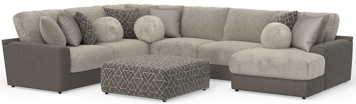 Sectional, Ottoman