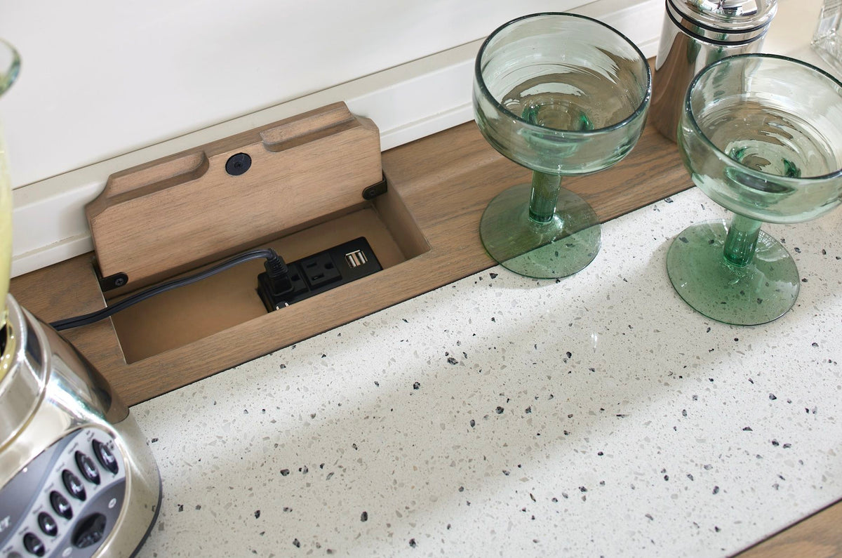 Americana Modern Dining - Buffet Server With Quartz Insert