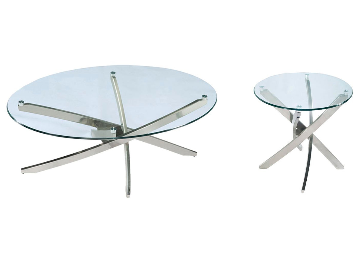 Zila - Oval Cocktail Table Set