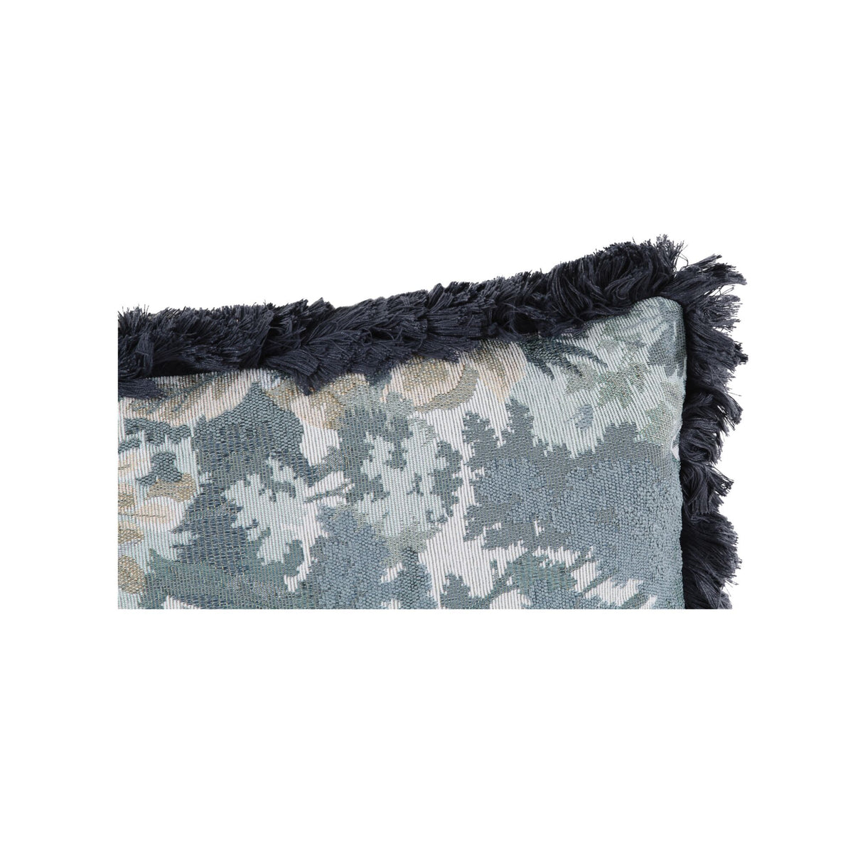 Yasmin - Lumbar Cushion Tapestry - Blue / Gray