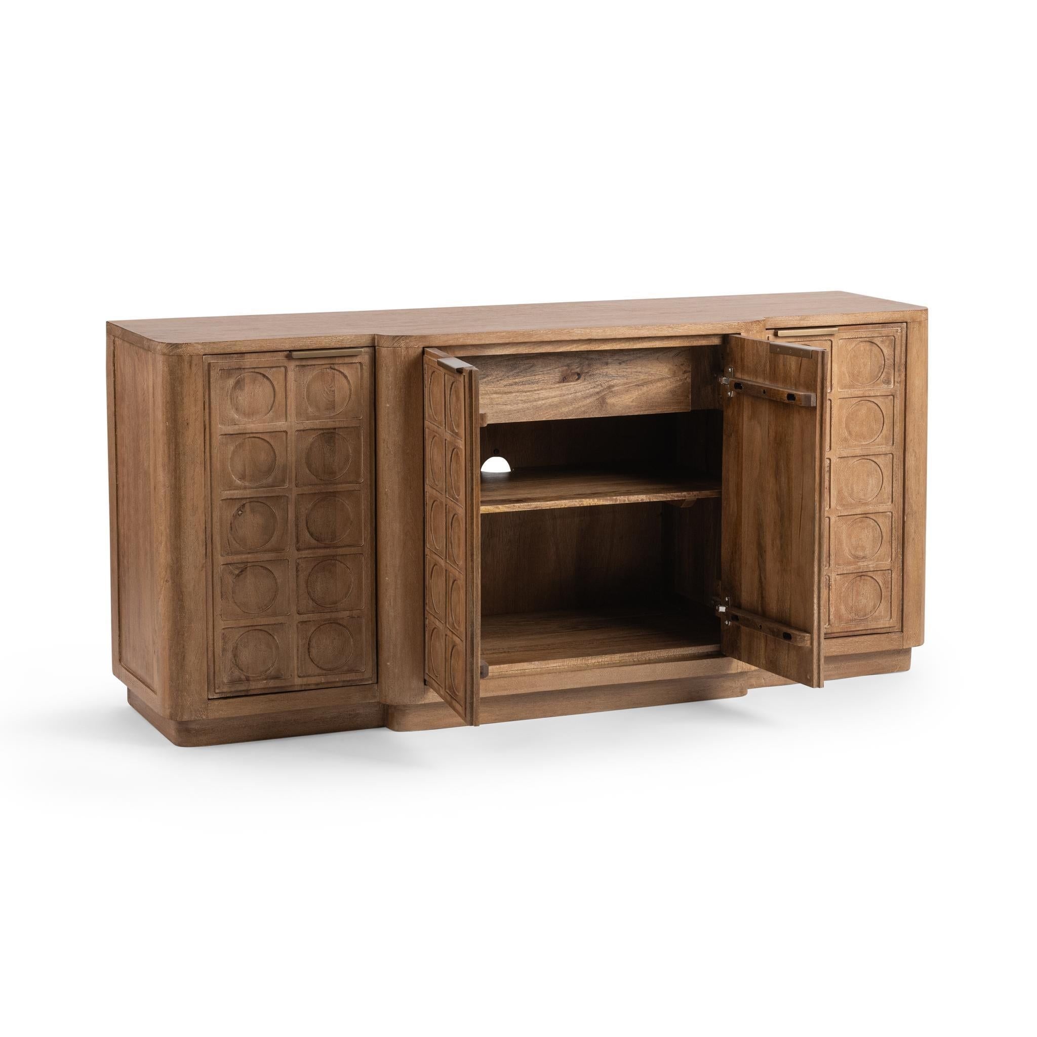Clevland - 4 Door Cabinet - Santy Taupe