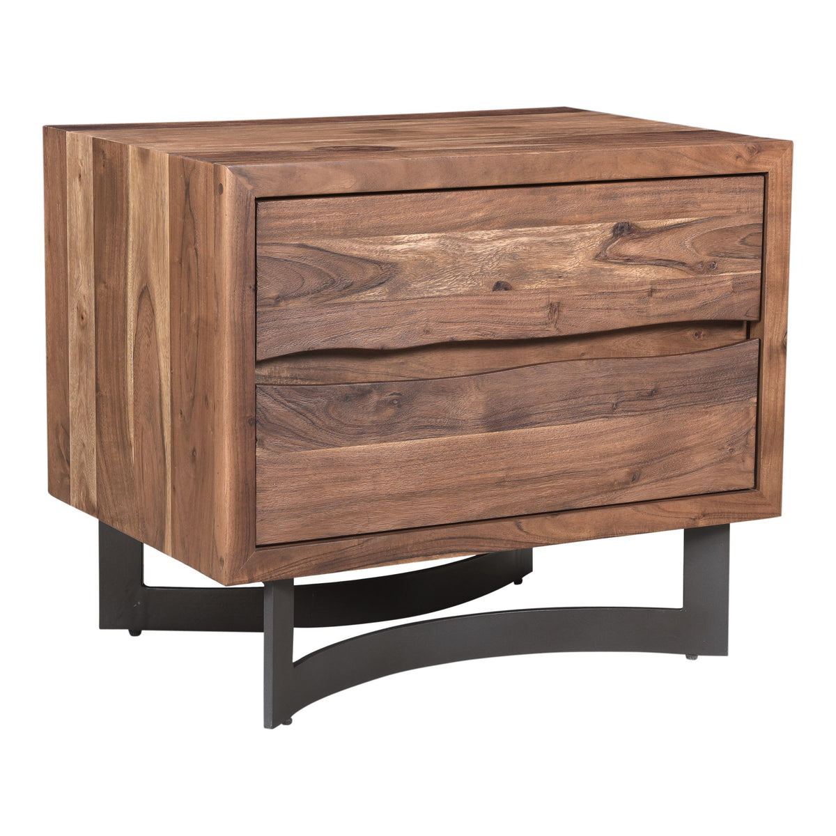 Bent - Nightstand - Smoked