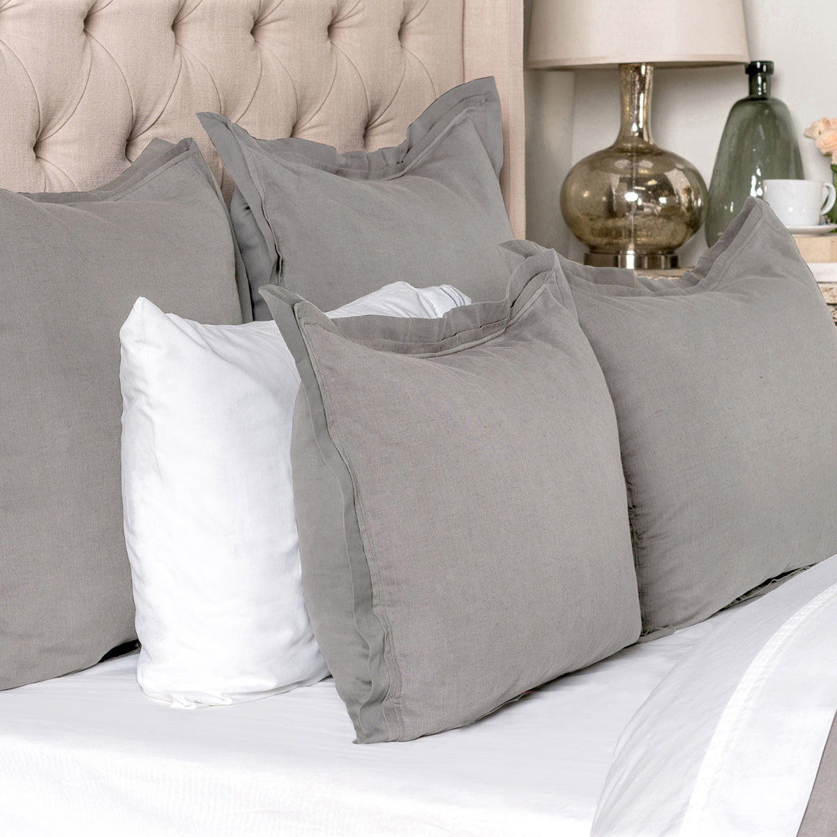 Harlow - Queen Duvet - Gray