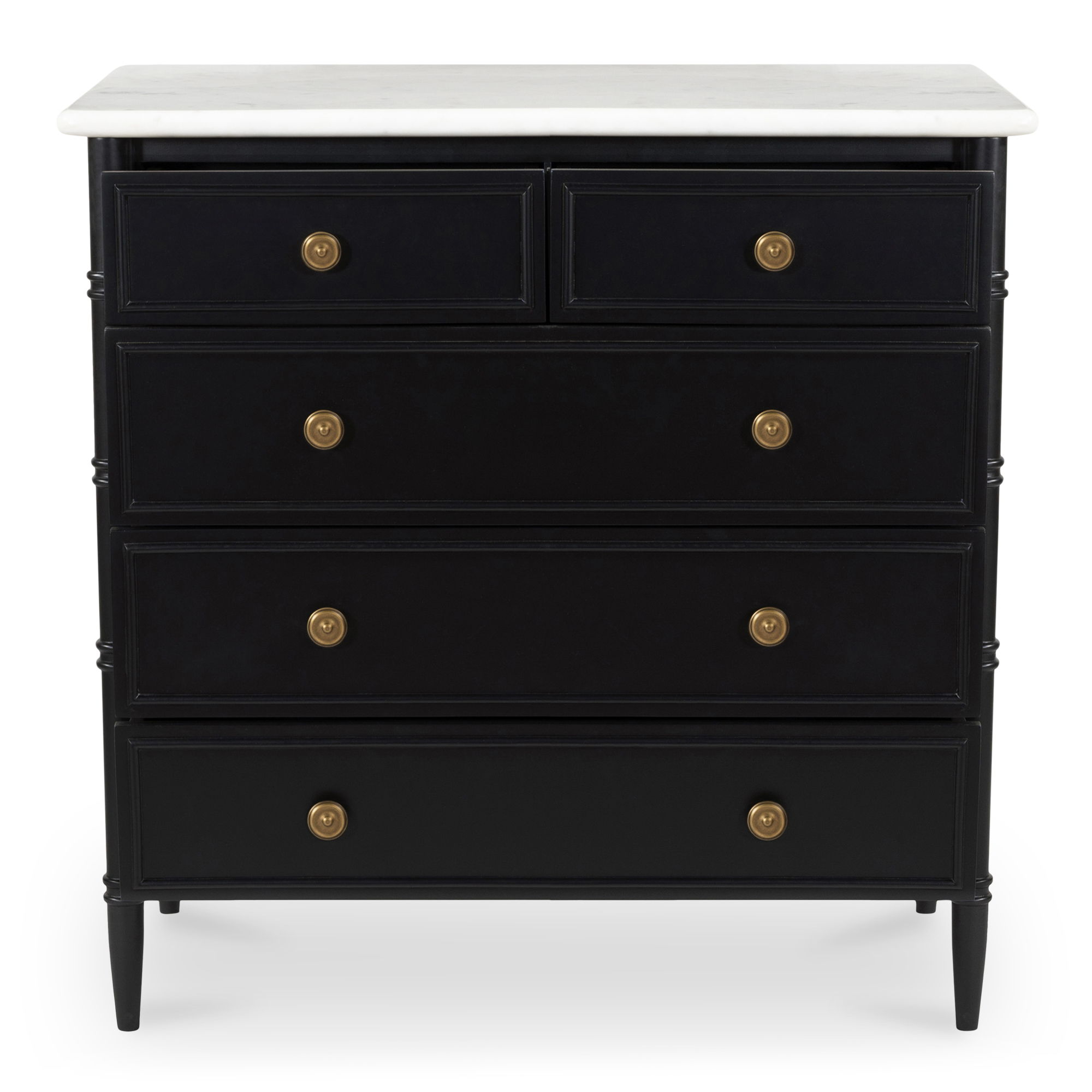 Eleanor - 5 Drawer Chest - Black