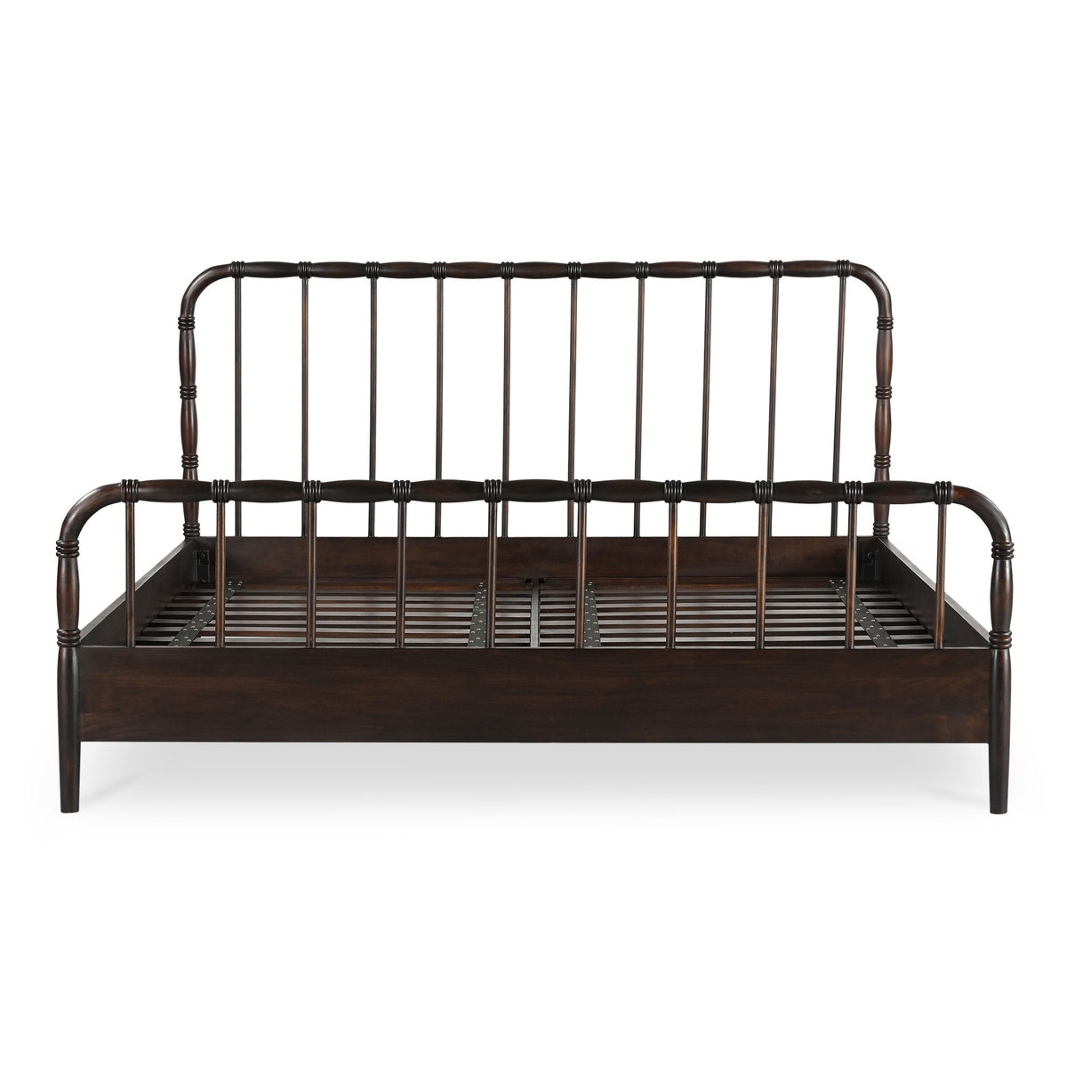 Vivian - King Bed - Dark Brown