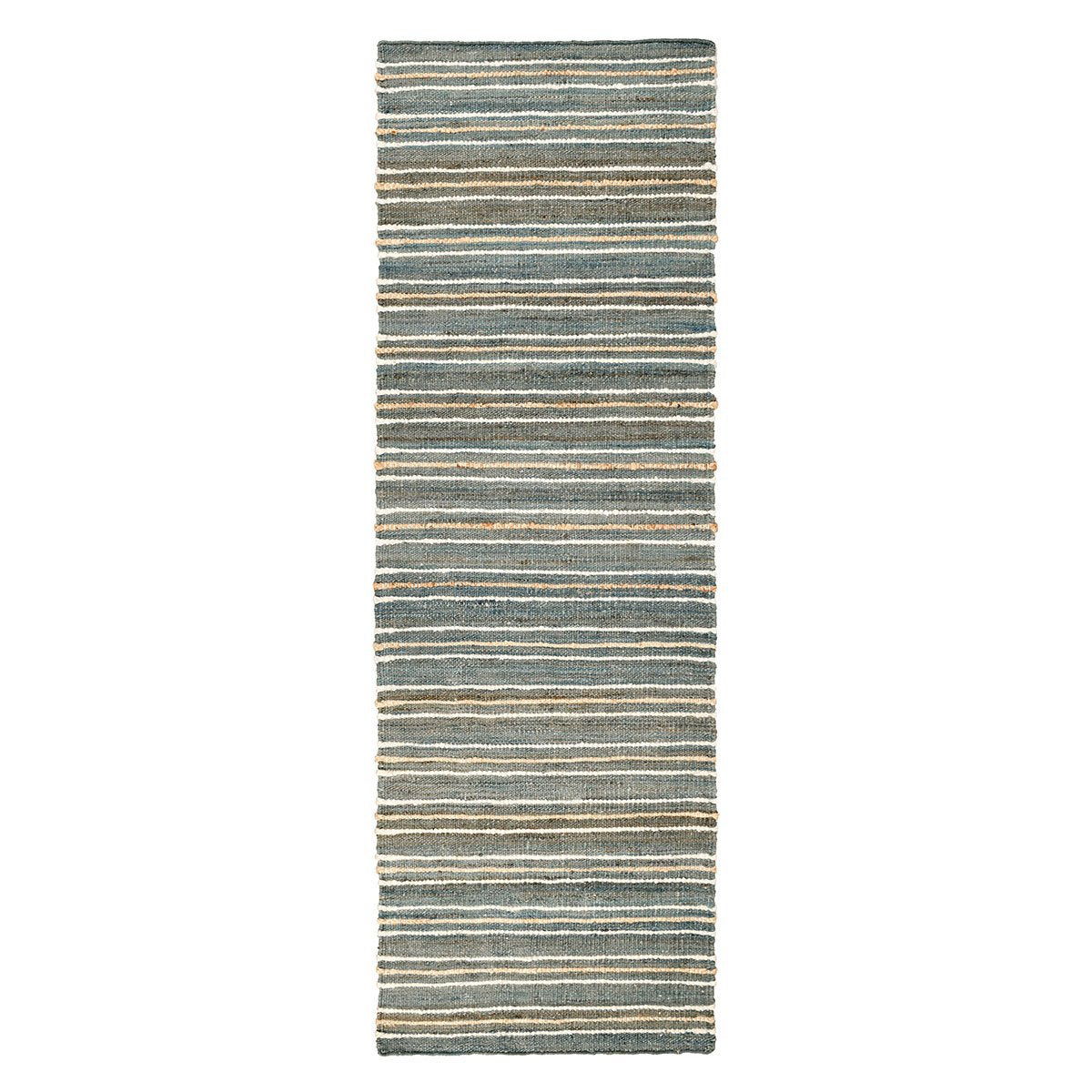 Del Mar - 2.6' x 8' Rug - Aqua Blue / Multi