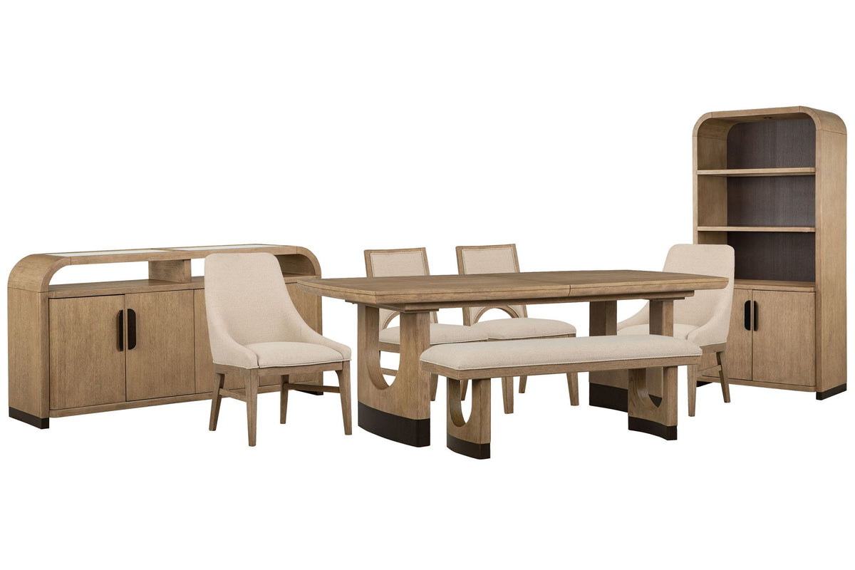 Tristan - Extendable Trestle Dining Table Set