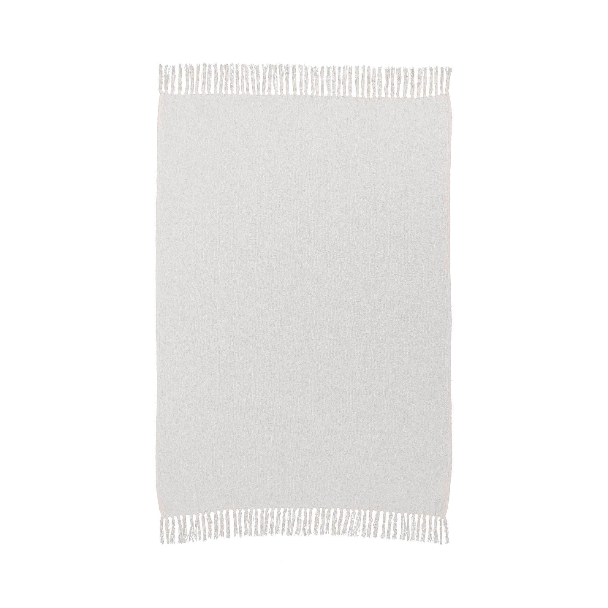Aria - 50" x 70" Boucle Throw - Ivory