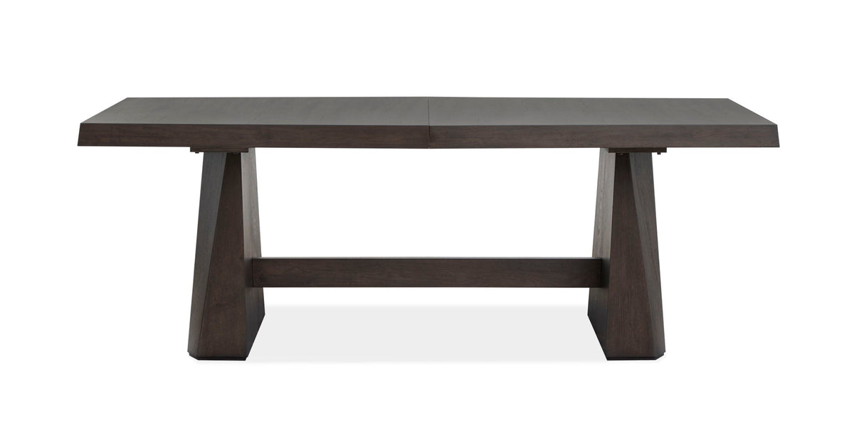 Tauren - 5 Piece Extendable Double Pedestal Dining Table Set