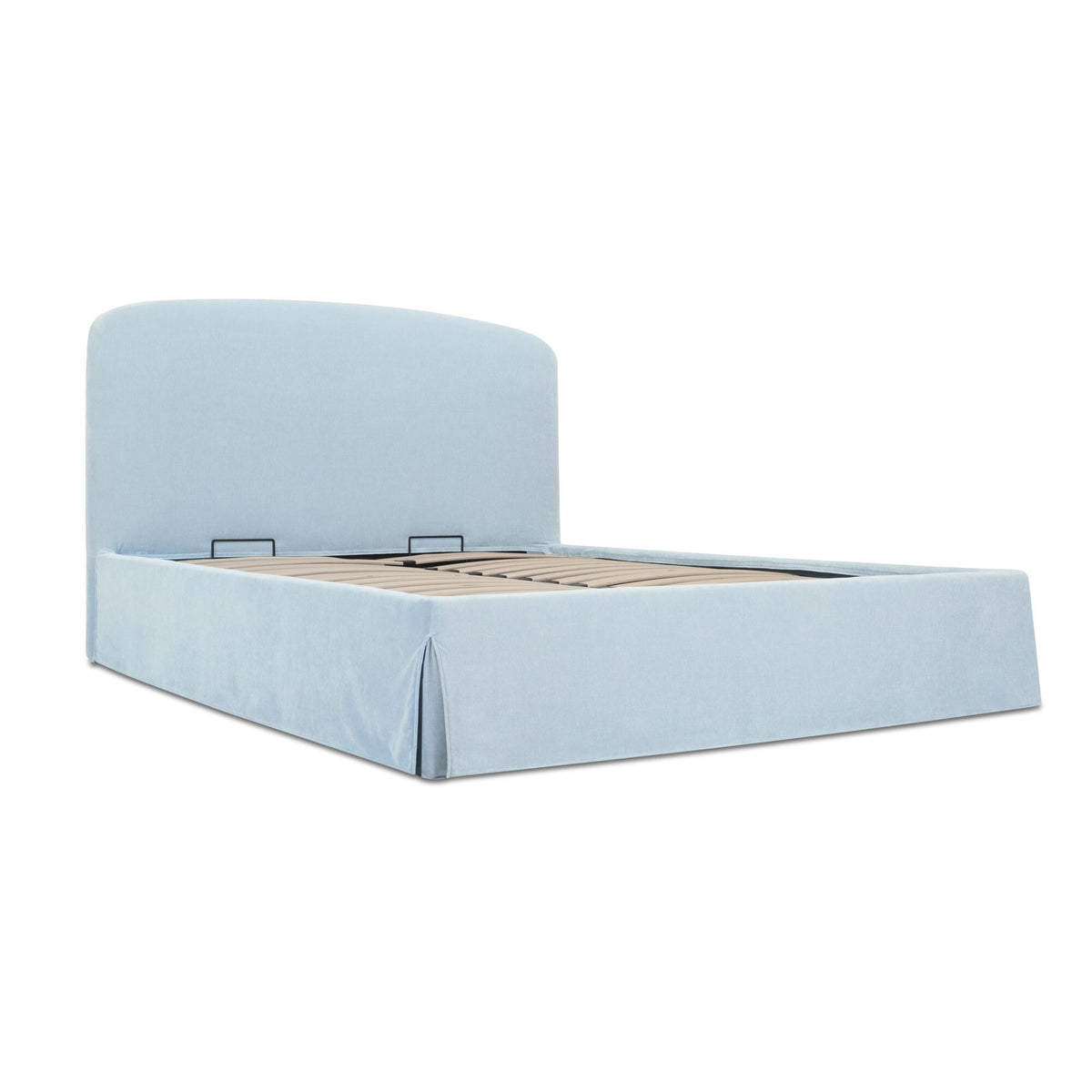 Joan - Queen Storage Bed - Light Blue