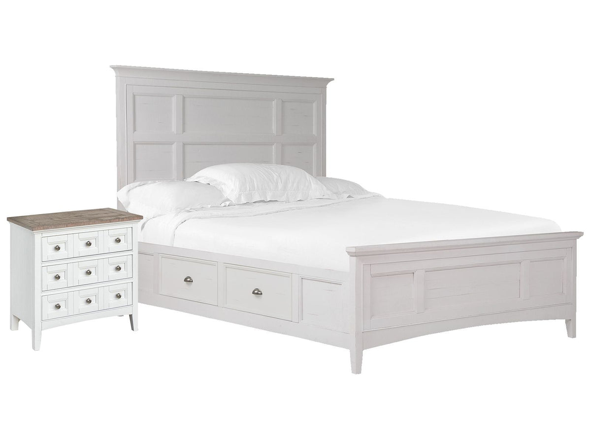 Heron Cove - Panel Storage Bedroom Set - Two Tone