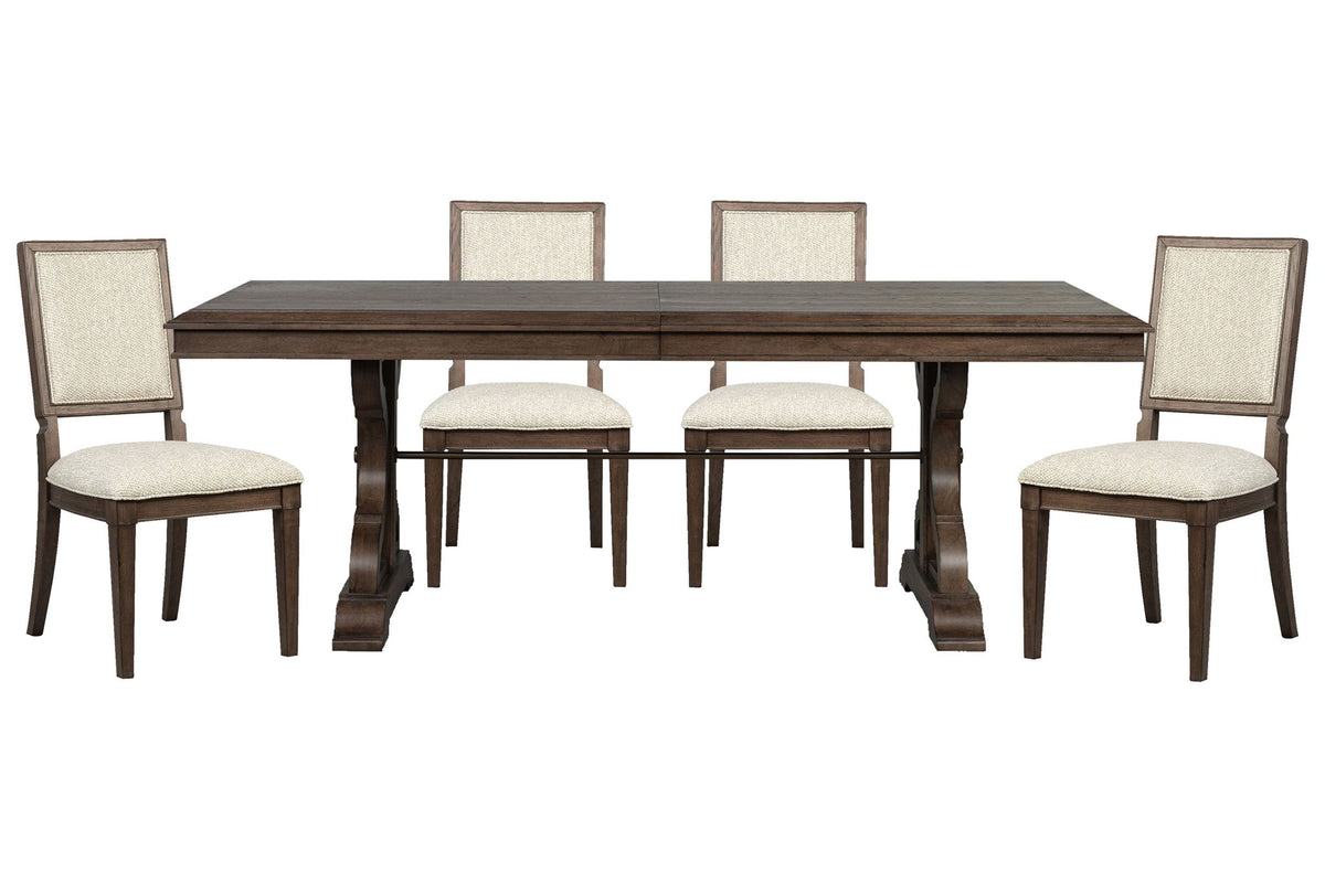 Jubilee - Extendable Trestle Dining Table Set