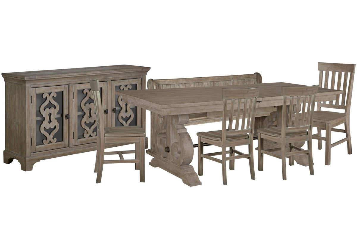 Tinley Park - Extendable Rectangular Dining Table Set