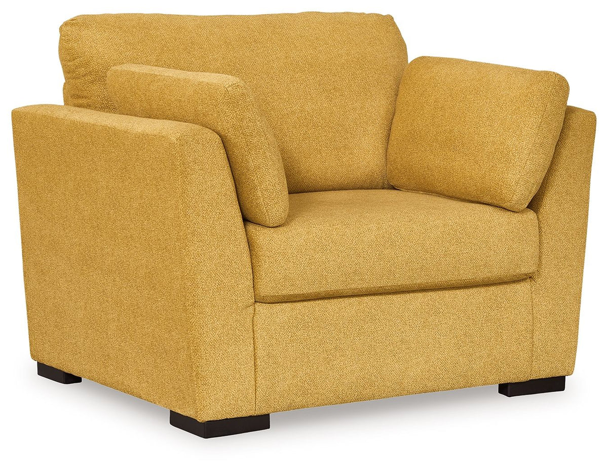 Keerwick - 2 Pc. - Chair And A Half, Ottoman - Sunflower