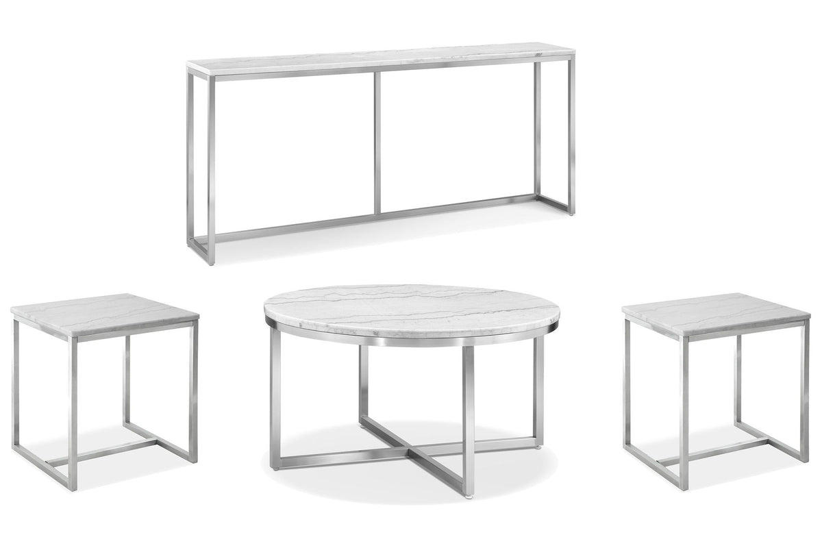 Esme - Round Cocktail Table Set