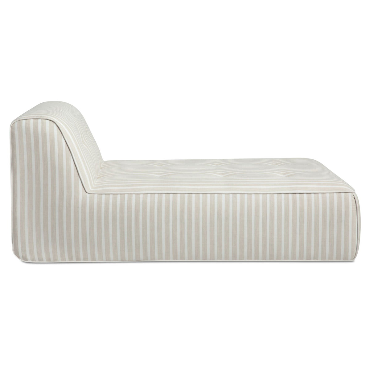 Sunseeker - Outdoor Chaise Stripe - Brown