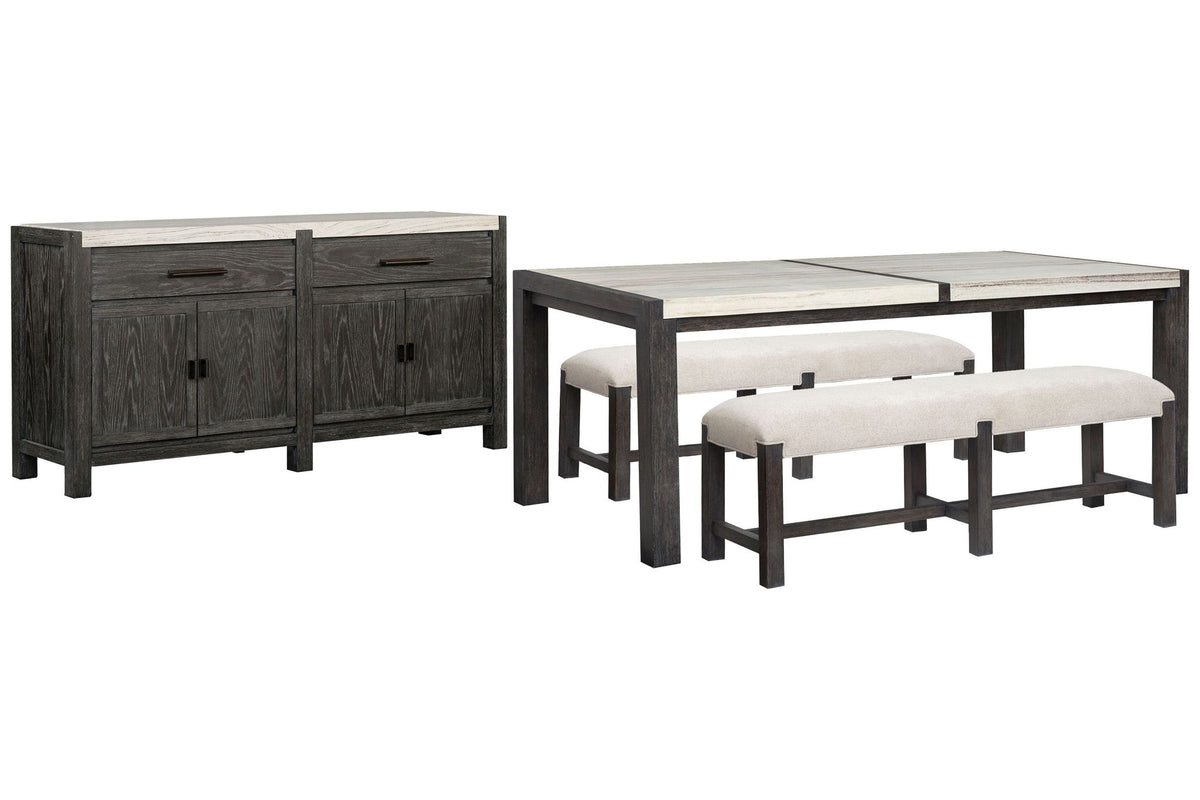 Plum Creek - 4 Piece Rectangular Dining Table Set
