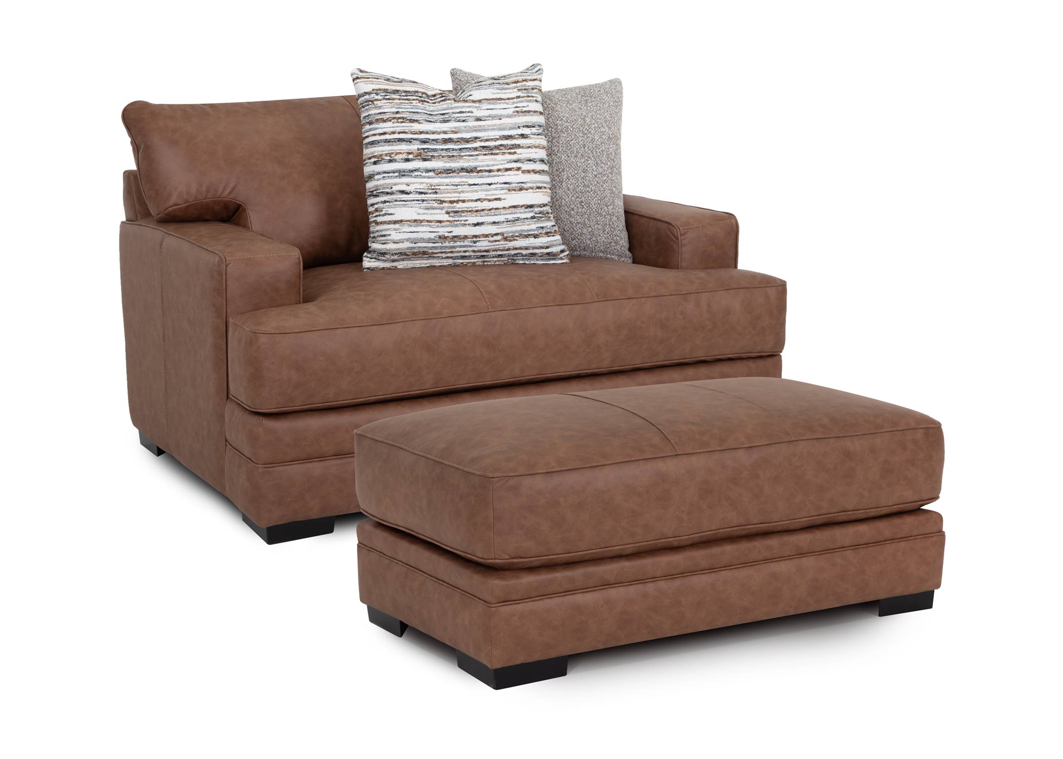 Regent Saddle Ottoman