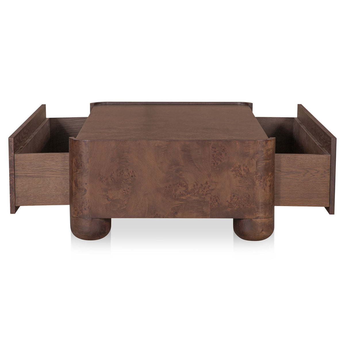 Gibson - Coffee Table - Burl / Brown
