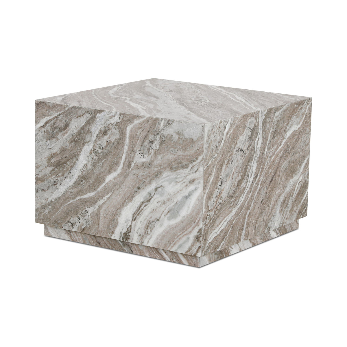 Lou - Outdoor Coffee Table - Light Brown / Beige