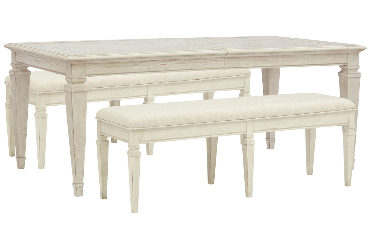 Newport - 3 Piece Extendable Rectangular Dining Table Set